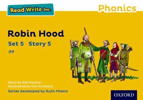 Paperback Read Write Inc. Phonics: Yellow Set 5 Storybook 5 Robin Hood Book