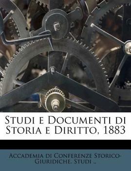 Paperback Studi E Documenti Di Storia E Diritto, 1883 [Italian] Book