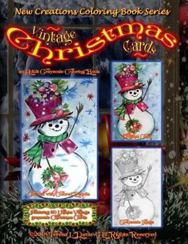 Paperback New Creations Coloring Book Series: Vintage Christmas Cards Book