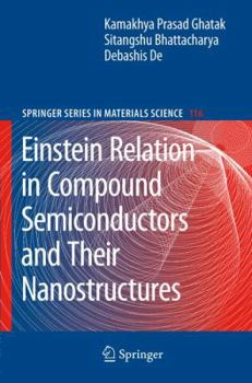 Paperback Einstein Relation in Compound Semiconductors and Their Nanostructures Book