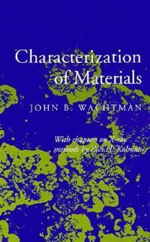 Hardcover Characterization of Materials Book