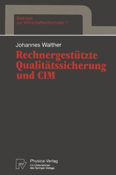 Paperback Rechnergestützte Qualitätssicherung Und CIM [German] Book