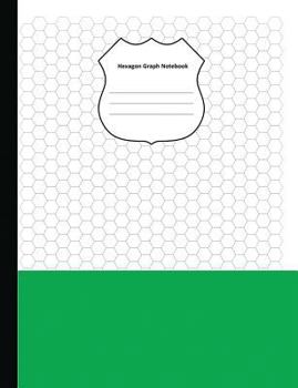 Paperback Hexagon Graph Notebook: Hexagon Paper (Small) 0.2 Inches Hexes Radius (7.44x 9.69) with 100 Pages White Paper, Hexes Radius Honey Comb Paper, Book