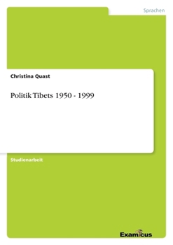Paperback Politik Tibets 1950 - 1999 [German] Book
