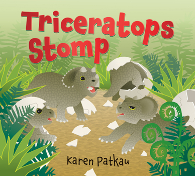 Hardcover Triceratops Stomp Book