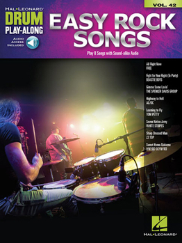 Misc. Easy Rock Songs - Drum Play-Along Volume 42 (Book/Online Audio) Book