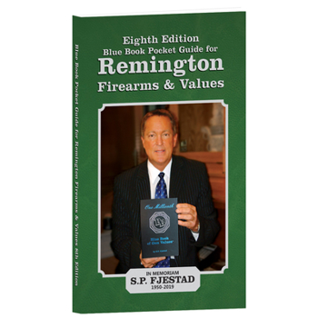 Paperback 8th Edition Blue Book Pocket Guide for Remington Firearms and Values Book