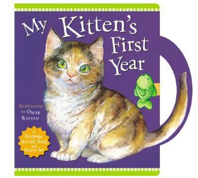 Hardcover My Kitten's First Year [With Frame] Book