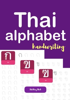 Paperback Thai alphabet handwriting Book