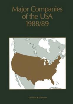 Paperback Major Companies of the USA 1988/89 Book