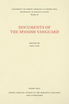 Paperback Documents of the Spanish Vanguard [Spanish] Book