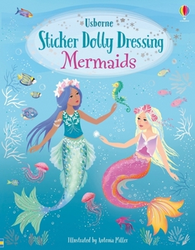 Paperback Sticker Dolly Dressing Mermaids Book
