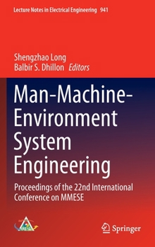 Hardcover Man-Machine-Environment System Engineering: Proceedings of the 22nd International Conference on Mmese Book