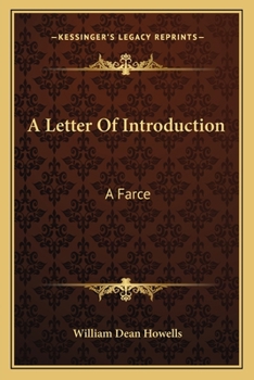 Paperback A Letter Of Introduction: A Farce Book