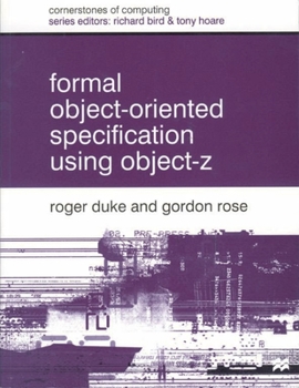 Paperback Formal Object Oriented Specification Using Object-Z Book