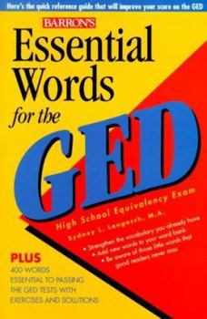 Paperback Essential Words for the GED Book