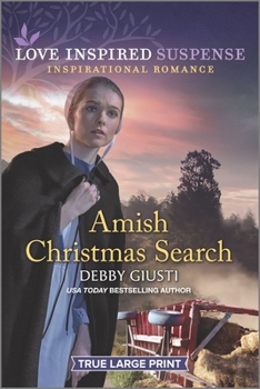 Paperback Amish Christmas Search [Large Print] Book