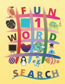 Paperback Fun Word Search: Word Search for Kids Ages 6-8: A Fun and Educational Word Search puzzels (8.5"x11") with Fun Themes Book
