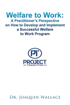 Paperback Welfare to Work: a Practitioner's Perspective on How to Develop and Implement a Successful Welfare to Work Program Book