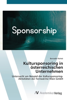 Paperback Kultursponsoring in österreichischen Unternehmen [German] Book