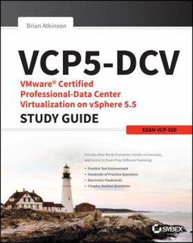 Paperback Vcp5-DCV Vmware Certified Professional-Data Center Virtualization on Vsphere 5.5 Study Guide: Exam Vcp-550 Book