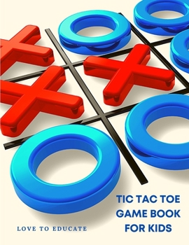 Paperback Tic Tac Toe Game Book - Fun and Interactive Activity Book for Kids Book