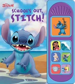 Board book Disney Stitch: School's Out, Stitch! [With Battery] Book