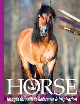 Paperback Horse and Mule Images for Artist's Reference and Inspiration Book