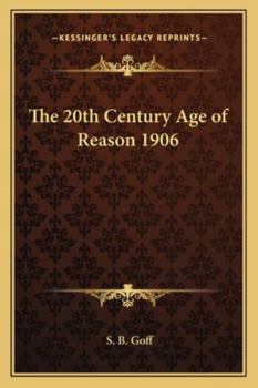 Paperback The 20th Century Age of Reason 1906 Book
