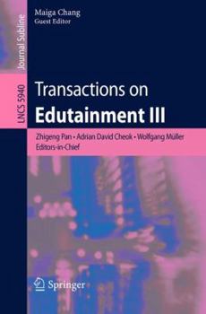 Paperback Transactions on Edutainment III Book