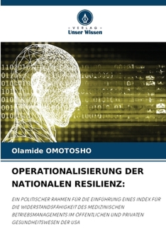 Paperback Operationalisierung Der Nationalen Resilienz [German] Book