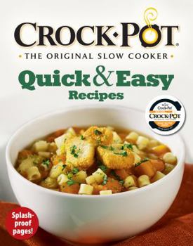 Spiral-bound Crock-Pot Quick & Easy Recipes Book