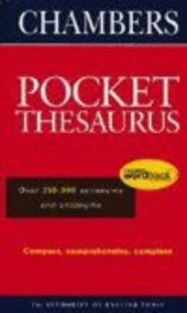 Hardcover Chambers Pocket English Thesaurus Book