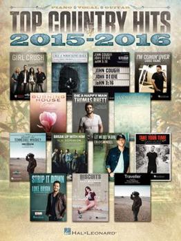 Paperback Top Country Hits of 2015-2016 Book