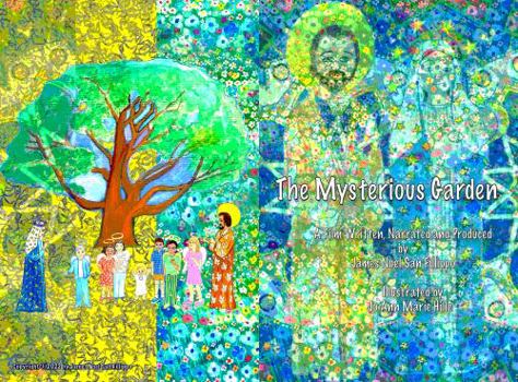 Paperback The Mysterious Garden Lined Notebook Journal, Holy Family Stain Glass Cover Artwork Book