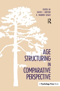 Paperback Age Structuring in Comparative Perspective Book