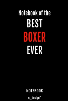 Notebook for Boxers / Boxer: awesome handy Note Book [120 blank lined ruled pages]