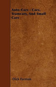 Paperback Auto-Cars - Cars, Tramcars, And Small Cars Book