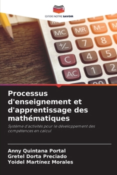 Paperback Processus d'enseignement et d'apprentissage des mathématiques [French] Book