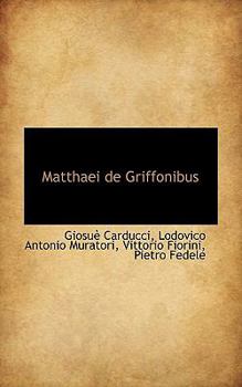 Paperback Matthaei de Griffonibus Book