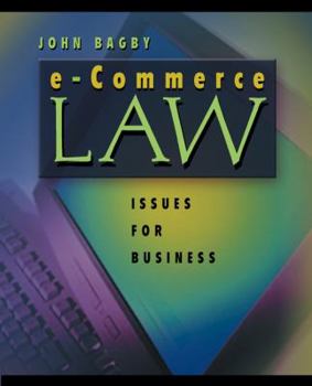 Paperback E-Commerce Law: Issues for Business Book