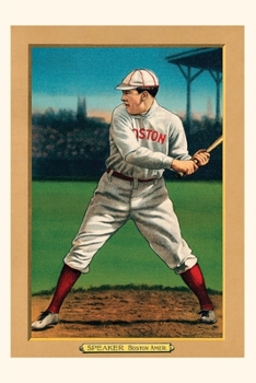 Paperback Vintage Journal Early Baseball Card, Tris Speaker Book