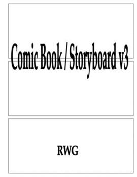 Paperback Comic Book / Storyboard v3: 50 Pages 8.5" X 11" Book