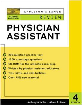 Hardcover Appleton & Lange Review for the Physician Assistant [With CDROM] Book