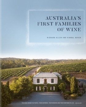 Hardcover Australia's First Families of Wine Book