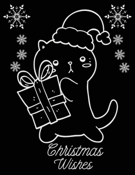 Christmas wishes: 8.5x11 Journal, Blank Lined Paper - 110 Pages, Gift Ideas Suggestions for Kids and Adults, Holiday Notebook Personal Journal for Christmas notebook