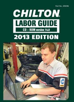 Hardcover Chilton Labor Guide Manuals for Domestic and Imported Vehicles, 2013- [2 Volume Set] Book