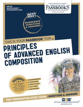 Paperback DSST Principles of Advanced English Composition (Dan-85): Passbooks Study Guide Volume 85 Book