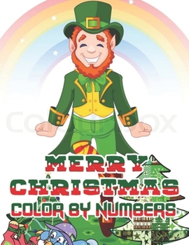 Paperback Merry Christmas Color By Numbers: a beautiful colouring book with Christmas designs on a black background, for gloriously vivid colours Book