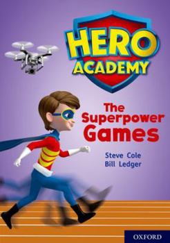 Paperback Hero Academy: Oxford Level 10, White Book Band: The Superpower Games Book